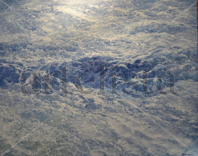 sueño de sirenas Óleo Lienzo Marina