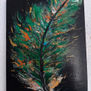 Cuadro abstracto de pluma