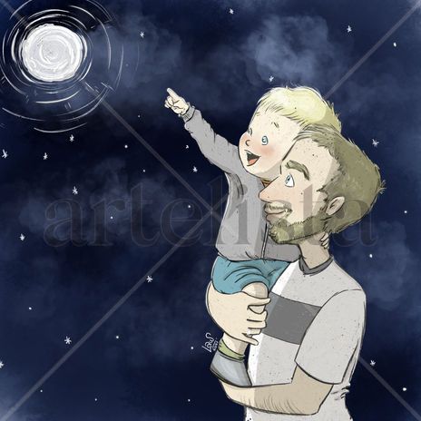 Mirá la luna