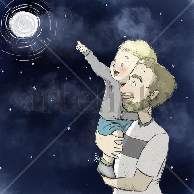 Mirá la luna