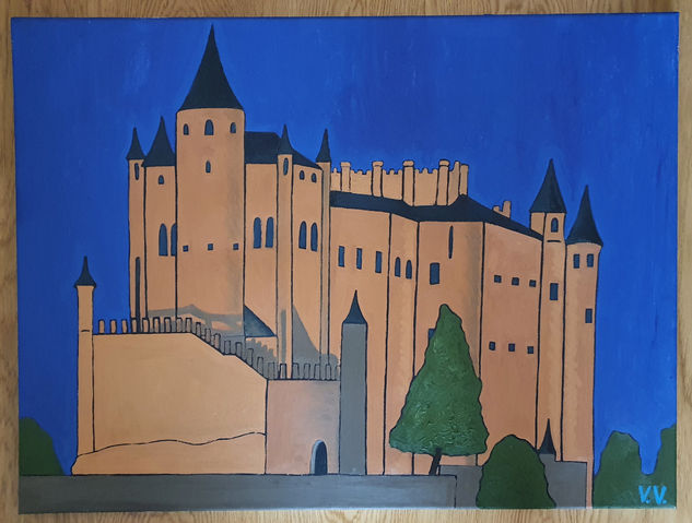 Alcázar de Segovia Oil Canvas Others