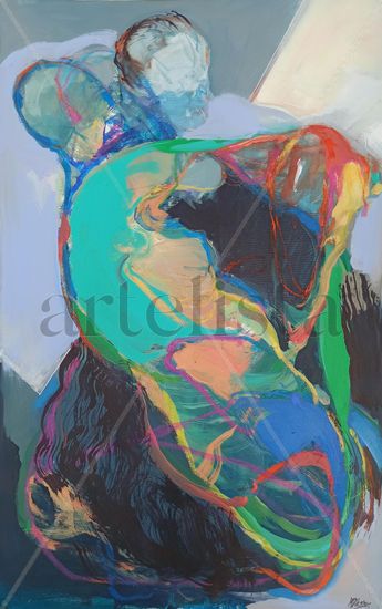 Dualities 2 Acrylic Canvas Figure Painting