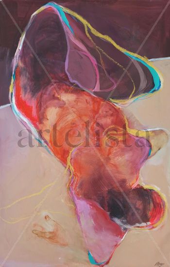 Dualities 4 Acrylic Canvas Figure Painting