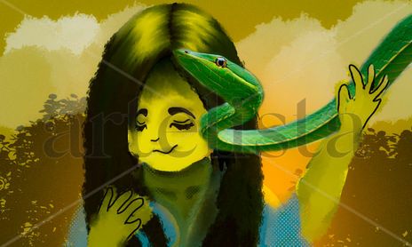niñas serpiente