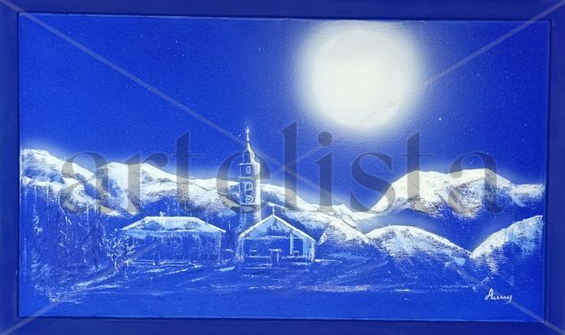 Sauris Acrylic Canvas Landscaping