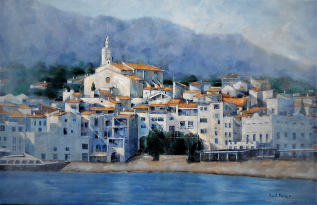 Cadaqués 2021 Óleo Lienzo Paisaje