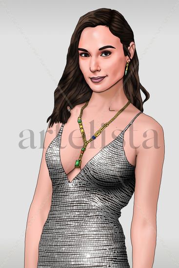 Vestido de noche de Gadot 