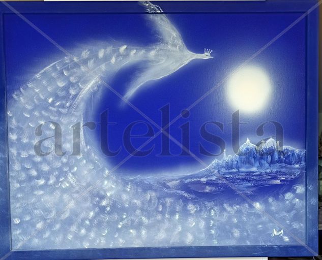 Volo nella luce Acrylic Canvas Others