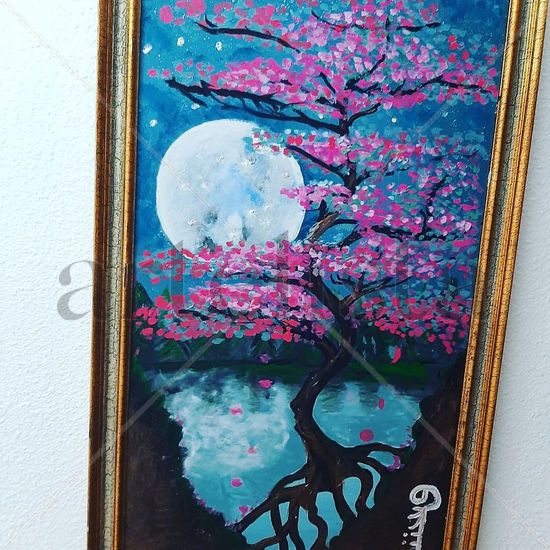 Luna Acrylic Canvas Landscaping