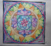 Square and round mandala