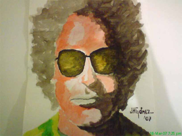 Cerati Acuarela Papel Retrato