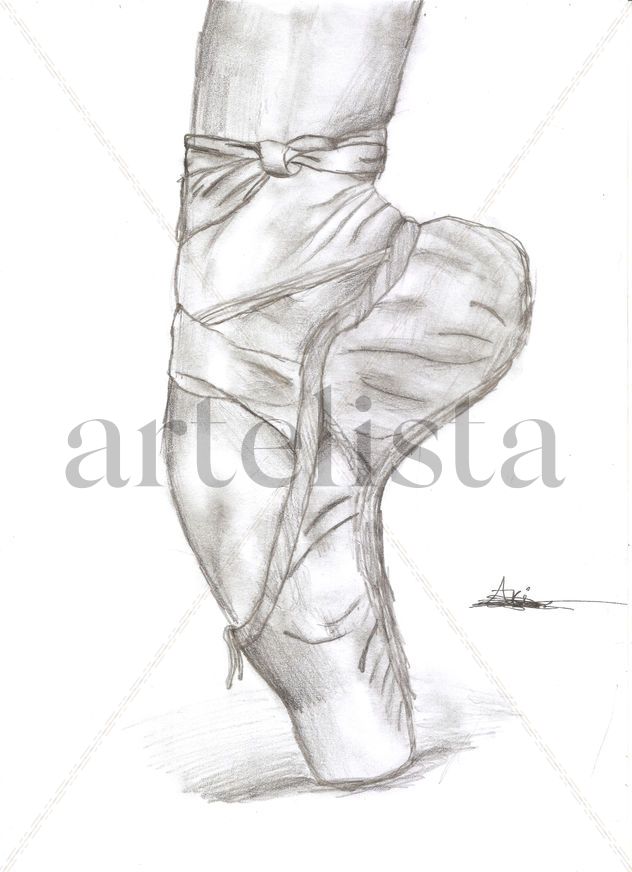 Dibujo pie Ballet2 Ari6