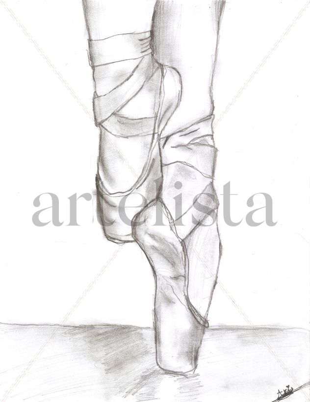 Dibujo pie Ballet2 Ari7