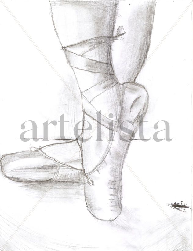 Dibujo pie Ballet2 Ari8
