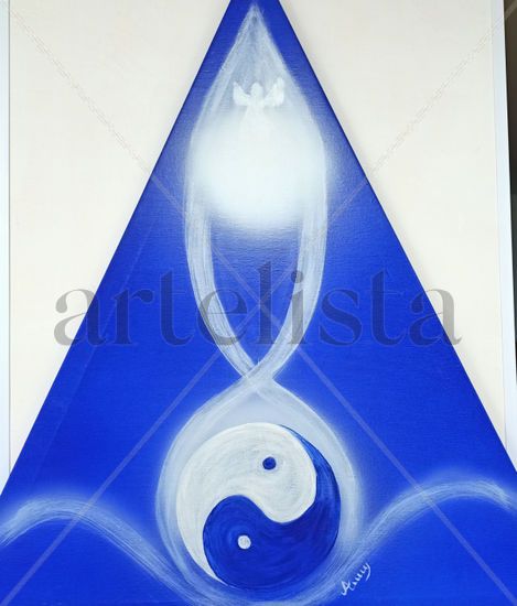 Yin e Yang l'abbraccio Acrylic Canvas Others