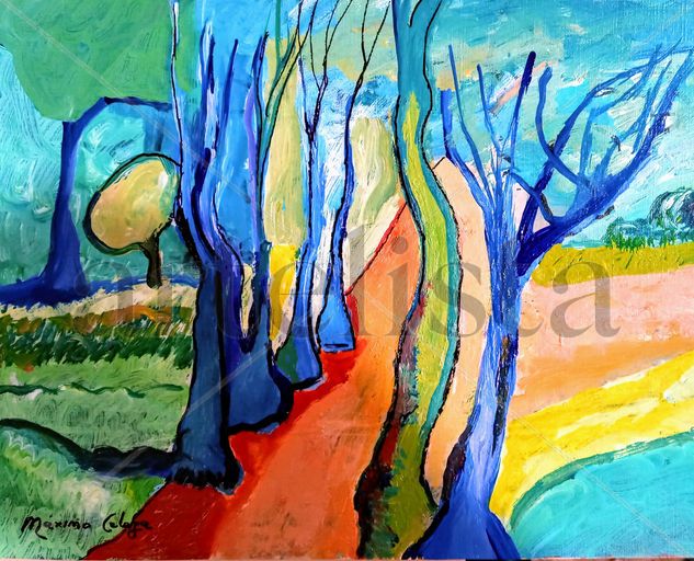 Paisaje n2 Acrylic Paper Landscaping