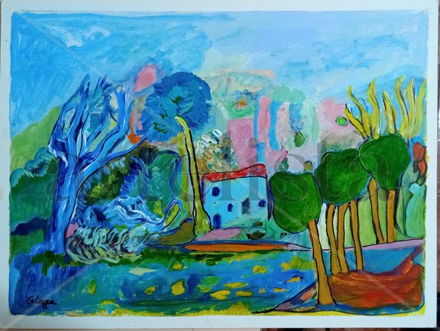 Paisaje Acrylic Paper Landscaping