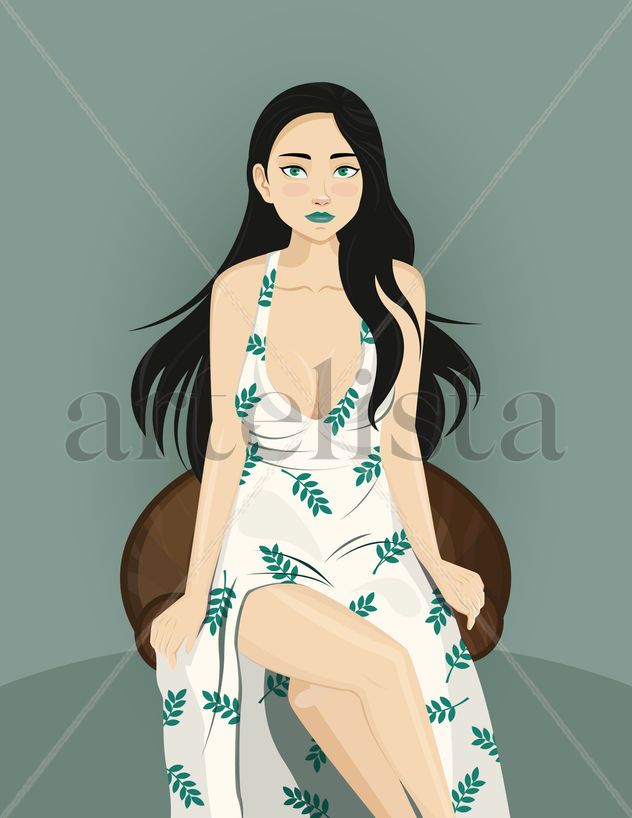 THE GIRL IN GREEN