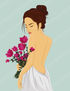 THE GIRL WITH THE FLOWERS