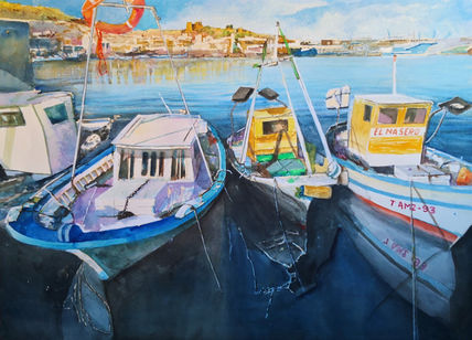 Puerto pesquero...