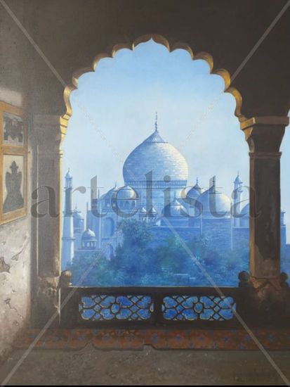 TAJ MAHAL Oil Canvas Landscaping