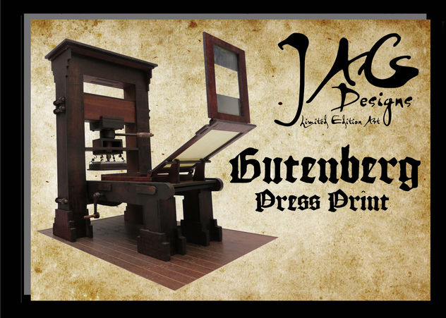 Gutenberg print press