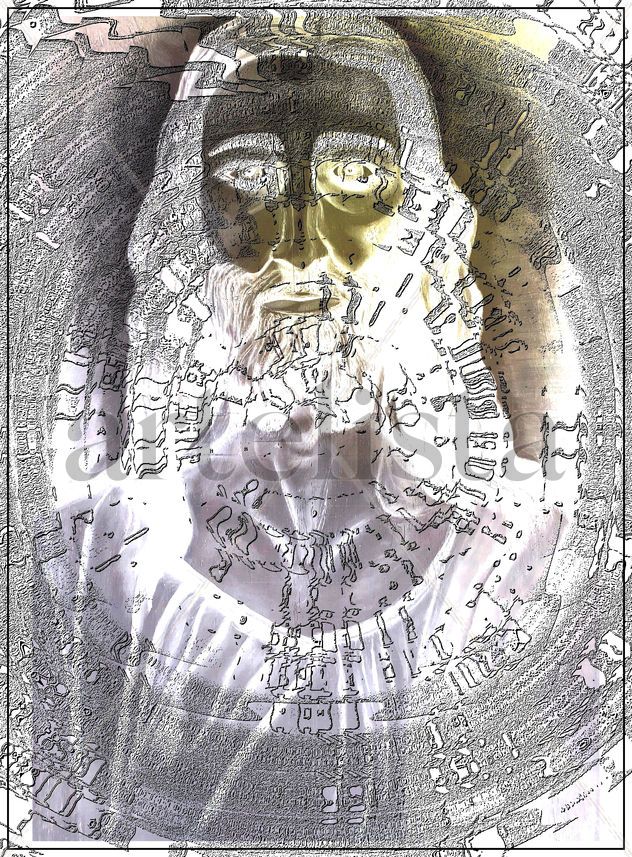 El rostro de Cristo Vidriera