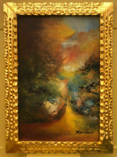 ZAO WOU KI OLEO SOBRE LIENZO FIRMADO Y ENMARCADO Oil Canvas Others