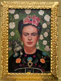 Frida kahlo oleo...