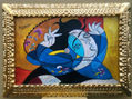 PABLO PICASSO OLEO SOBRE LIENZO FIRMADO Y ENMARCADO