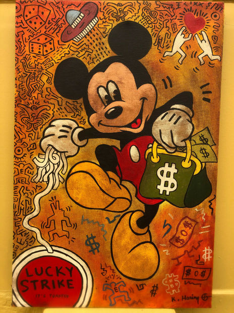 Keith haring oleo...