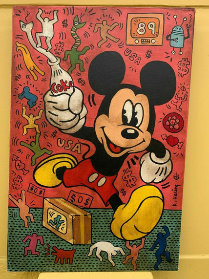 Keith haring oleo...