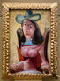PABLO PICASSO OLEO SOBRE LIENZO FIRMADO Y ENMARCADO