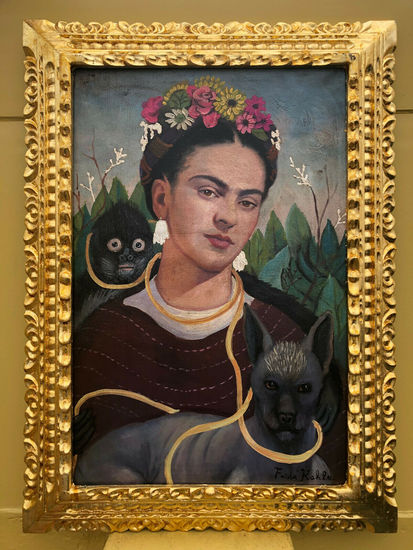 FRIDA KAHLO OLEO SOBRE LIENZO FIRMADO Y ENMARCADO Óleo Lienzo Retrato