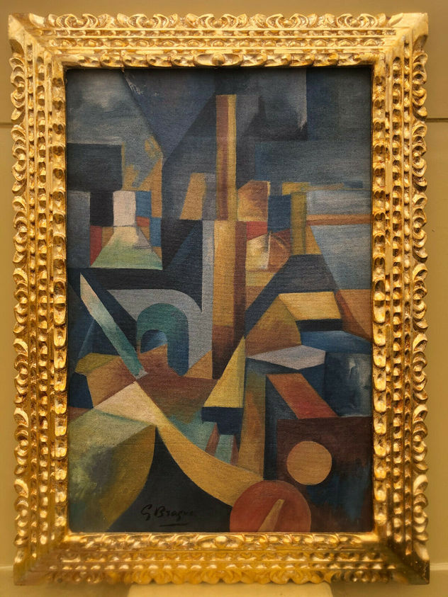 GEORGES BRAQUE OLEO SOBRE LIENZO FIRMADO Y ENMARCADO