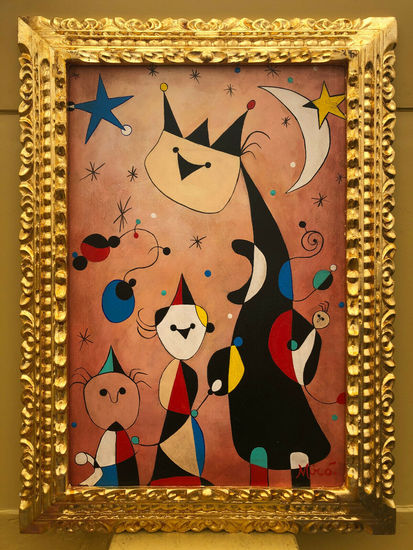 JOAN MIRO OLEO SOBRE LIENZO FIRMADO Y ENMARCADO Oil Canvas Others