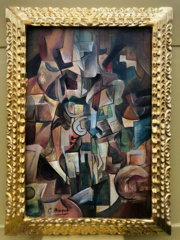 GEORGES BRAQUE OLEO SOBRE LIENZO FIRMADO Y ENMARCADO