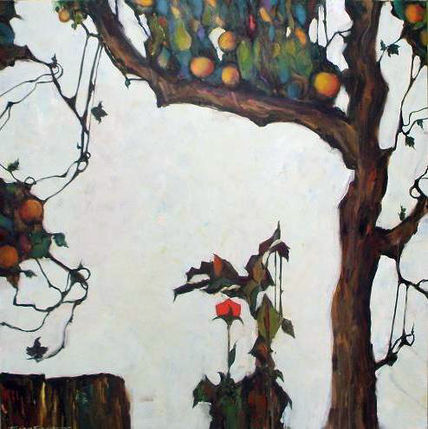 El naranjo y la rosa.