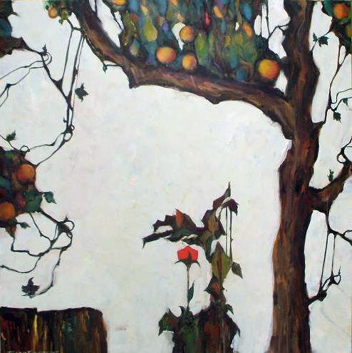 El naranjo y la rosa.