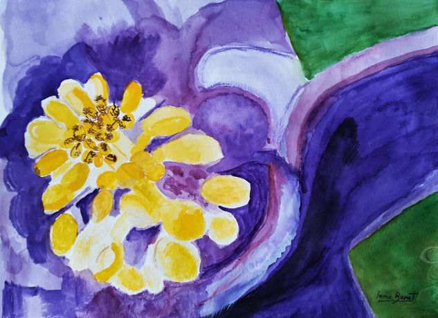 PART DE PENSAMENT GRAN Watercolour Paper Floral Painting