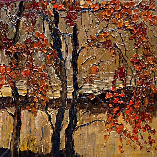 "Autumn" Oil Canvas Landscaping