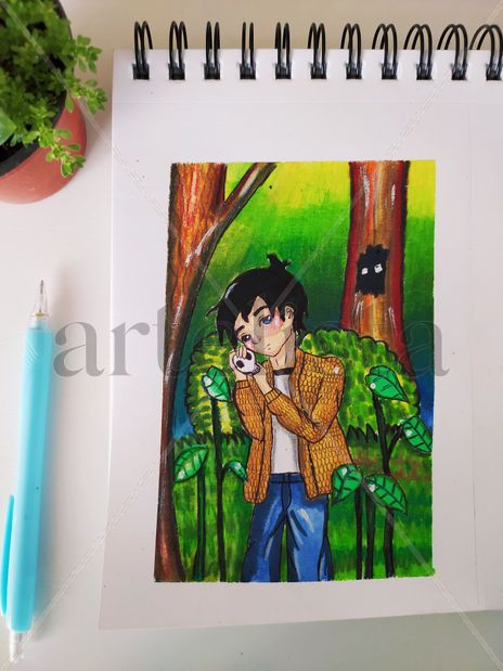 In the woods