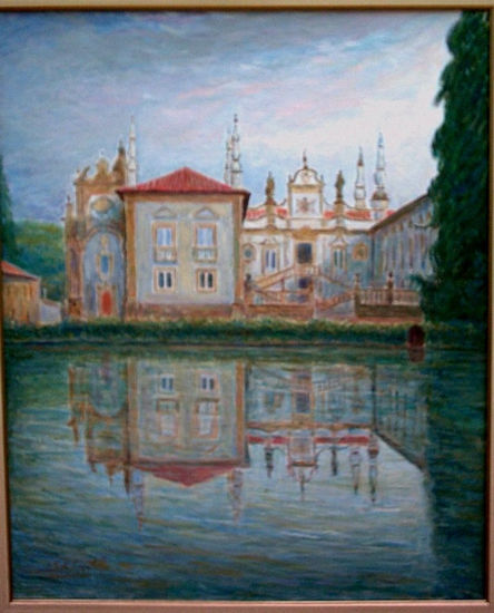 "Casa de Mateus" Oil Canvas Landscaping