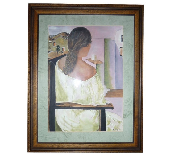 mujer de espaldas