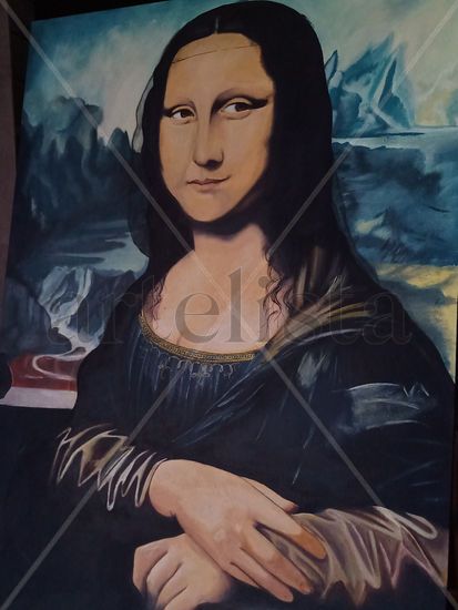 Mona Lisa Acrílico Lienzo Retrato