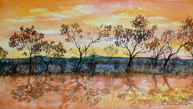 PS05/04 Watercolour Paper Landscaping