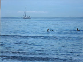 Velero en la playa ii