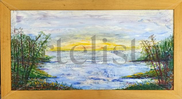 albufera Acrylic Canvas Landscaping