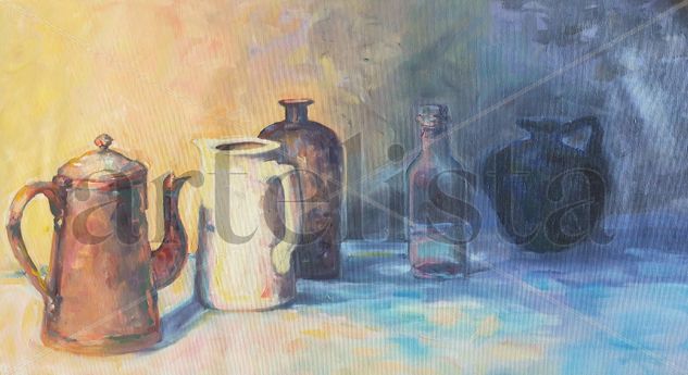 "el desfile" Oil Canvas Still Life Paintings