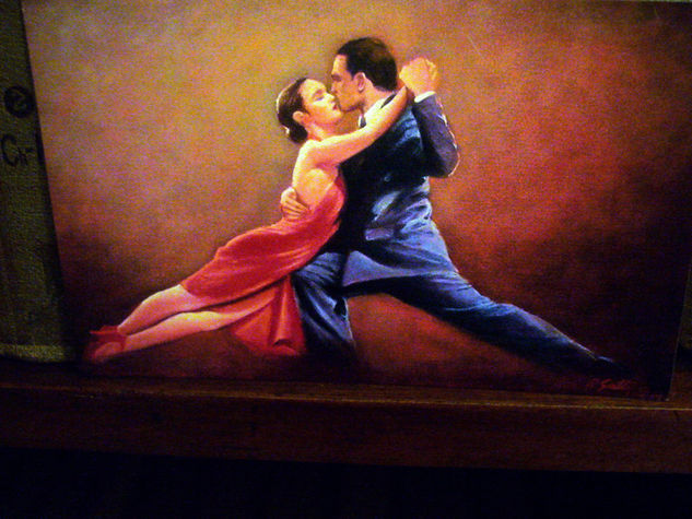 solo tango Oil Canvas Others